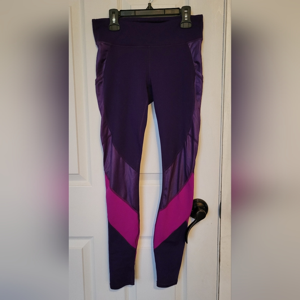 Fabletics Purple and Pink Leggings